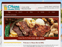 Tablet Screenshot of catering-ohana.com